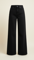 High-Rise Wide Leg Denim Jeans