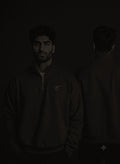 Threads Half Zip Black - Front