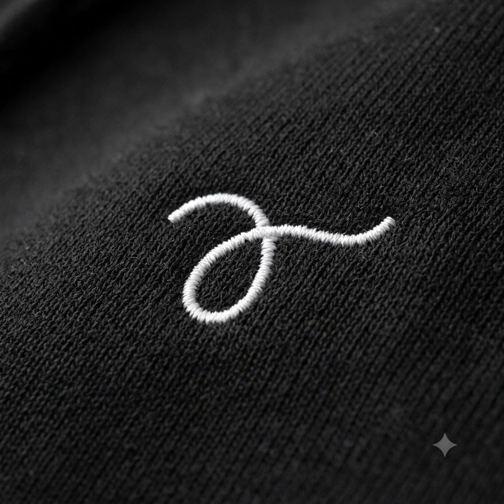 Threads Half Zip - Brand Tag