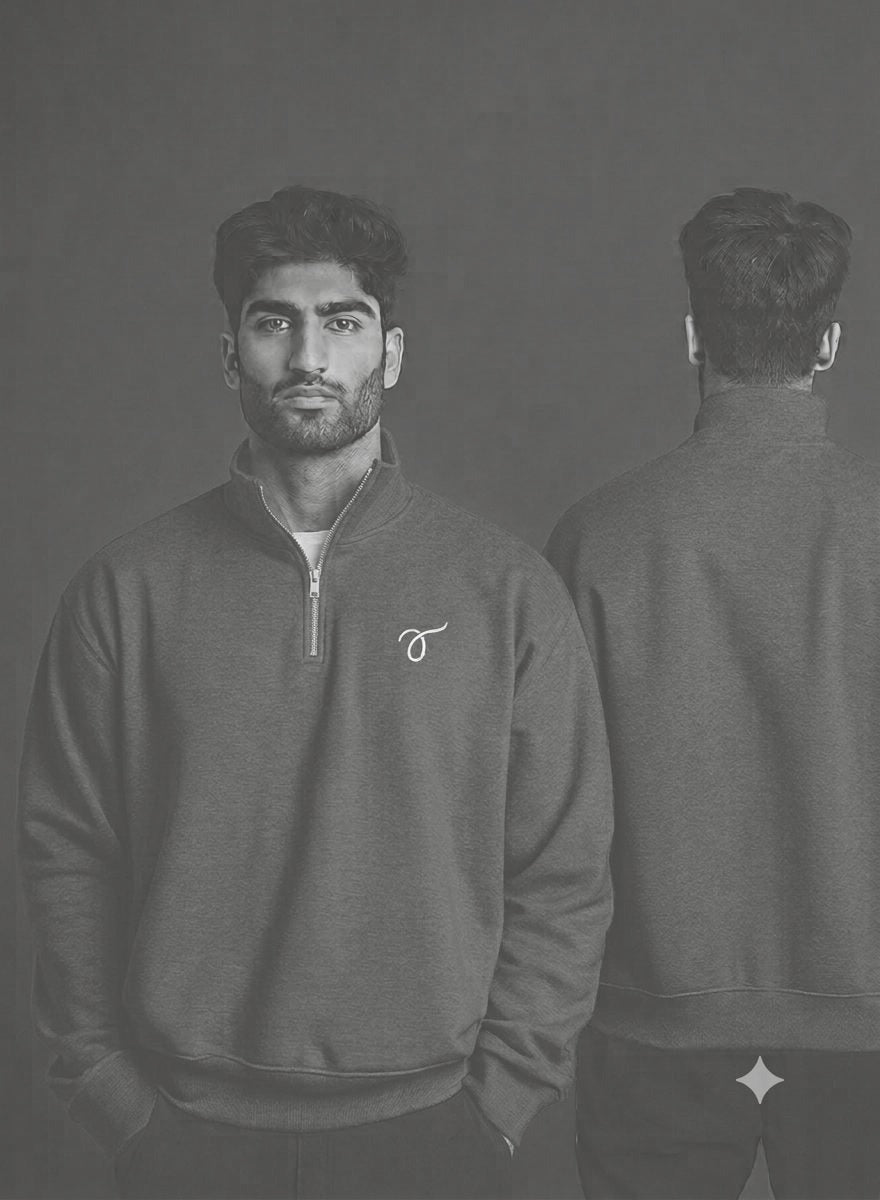 Threads Half Zip White - Front