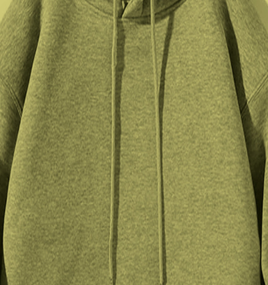 Threads T-Shirt Olive Green - Fabric